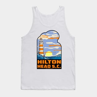 Hilton Head Island South Carolina SC Lighthouse Tank Top